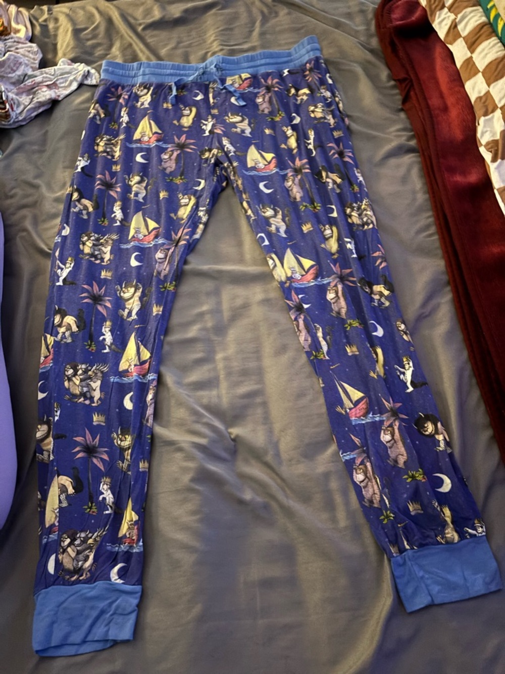 Little Sleepies Navy Blue Where The Wild Things Are Print Pajama Pants